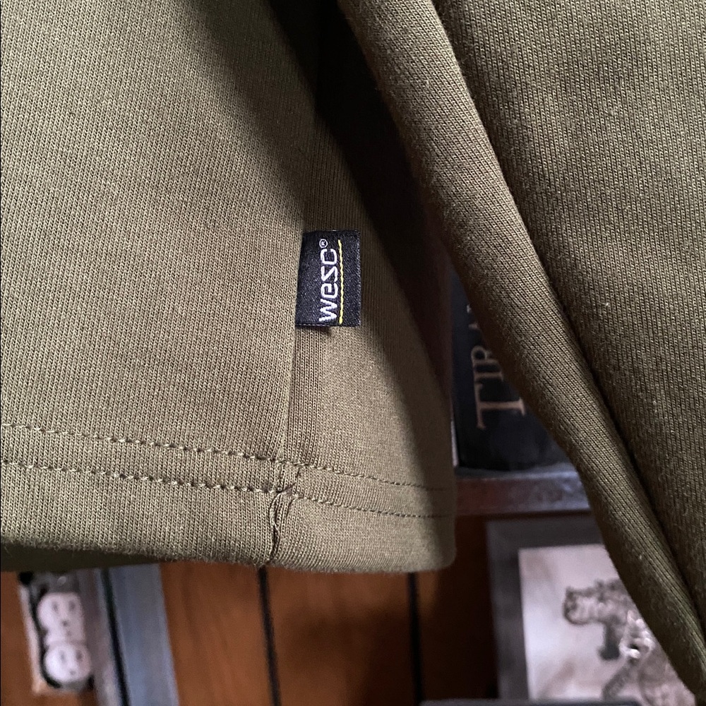 🆕 WeSC Cropped Rugby Polo Shirt LS Color block - Picture 8 of 9